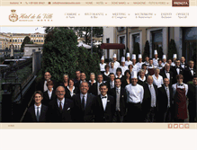 Tablet Screenshot of hoteldelaville.com