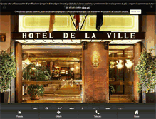 Tablet Screenshot of hoteldelaville.it